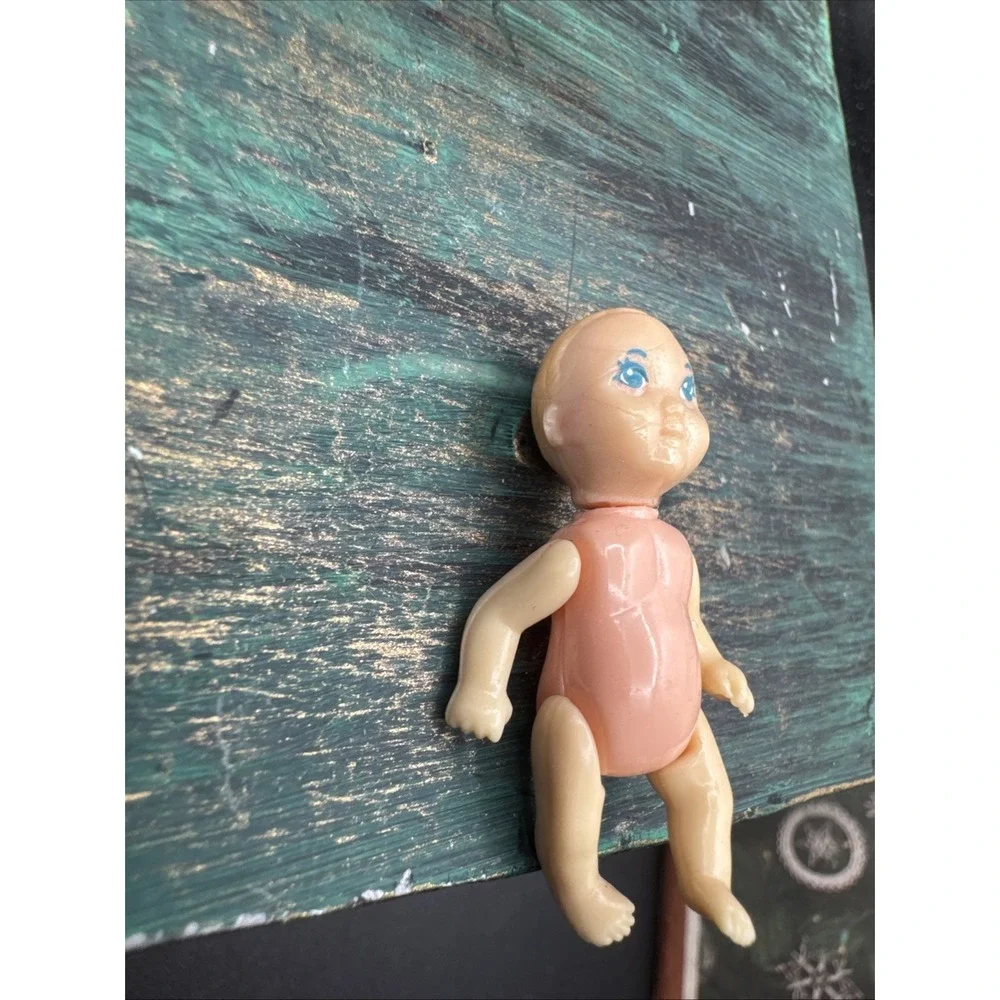 VTG Mattel Barbie vintage  Pregnant Midge Baby Nikki Newborn Replacement 1.5